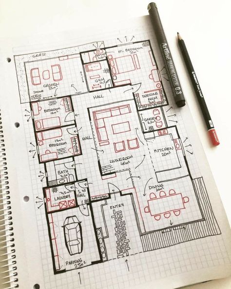 Architecture Student Room Ideas, Architect Sketch Concept, Room Drawings Sketches Interior Design, Room Sketches Interior Design Plan, Architecture Drawings Aesthetic, Room Design Drawing Sketch, Sketchbook Architecture Ideas, Concept Sketches Interior Design, Architecture Drawing Sketchbooks Ideas