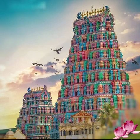 காளையார் கோவில் Temple Banner Background, Happy Tamil New Year, Temple Background, நேதாஜி Photo, Tamil New Year, Watercolour Texture, Downtown Photography, Tamil Kavithaigal, Photoshop Backgrounds Backdrops