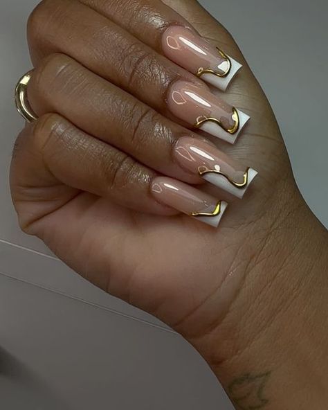Classy French Tip Almond Nails, French Acrylics, Nails Short Nails, Gel Toe Nails, Acrylic Toe Nails, Diy Acrylic Nails, Pick A Color, French Tip Acrylic Nails, Short Square Acrylic Nails