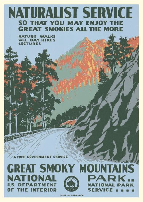 Wpa Posters National Parks, National Park Vintage Poster, National Parks Posters, Wpa National Park Posters, Vintage National Park Posters, Wolf Sanctuary, Wpa Posters, Dorm Posters, Arte Cyberpunk