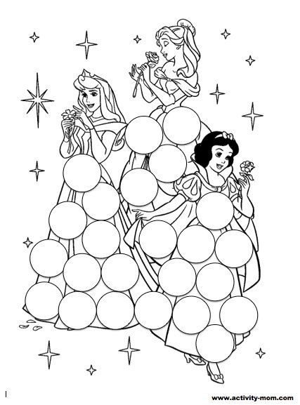 150  Do-A-Dot Printable Worksheet Coloring Pages For Preschool Dot Marker Printables, Dot To Dot Printables, Dot Marker Activities, Princess Crafts, Dot Worksheets, Disney Printables, Do A Dot, Art Worksheets, Dot Markers