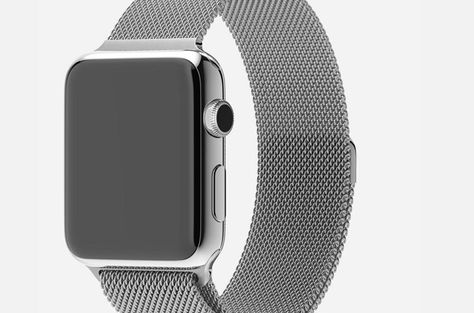 First look: Unboxing the stainless steel Apple Watch with milanese loop (video) Silver Apple Watch, Προϊόντα Apple, Apple Watch Stainless Steel, Apple Watch Silver, Penyimpanan Makeup, Lock Bracelet, Silver Apple, Rose Gold Apple Watch, Accessoires Iphone