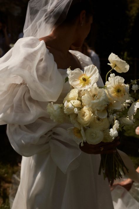 Wedding Ideas 2024, Wedding Sari, Cotswolds Wedding, Vogue Wedding, Voluminous Sleeves, Ethereal Wedding, Chanel Beauty, Countryside Wedding, Wedding Mood