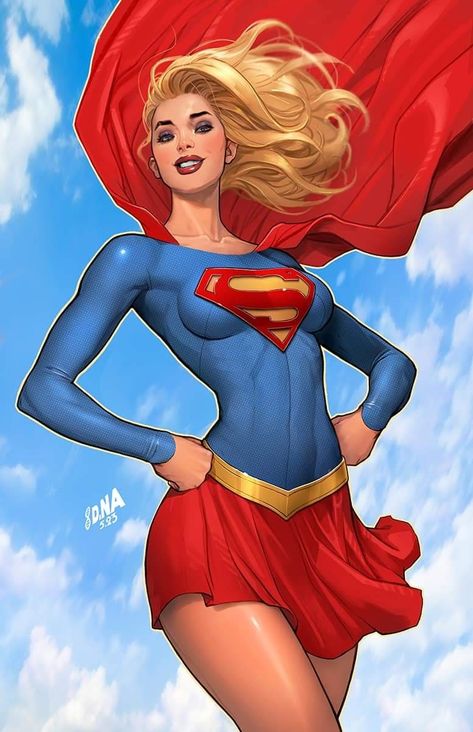 Supergirl Supergirl 1984, David Nakayama, Supergirl Pictures, League Art, Dc Women, Supergirl Costume, Supergirl Superman, Supergirl Comic, Supergirl Dc