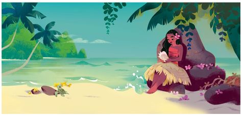 Annette Marnat: Moana - le livre Tumblr, Disney Concept Art, Moana Concept Art, Annette Marnat, Moana Wallpaper, Disney Moana Art, Deco Disney, Moana Disney, Animation Disney