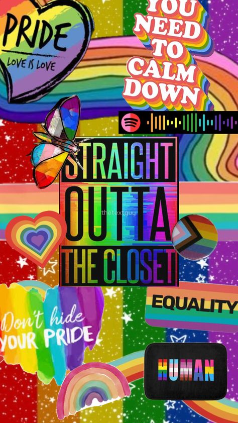 HAPPY PRIDE MONTH!! #gay #lgbt #lgbtq #lgbtqpride #wallpaper #aesthetic #fyp Lgbtq Funny, Bright Wallpaper, Happy Pride Month, Lgbt Flag, Lgbt Love, Notes Inspiration, Rainbow Butterfly, Happy Pride, Gemini Zodiac