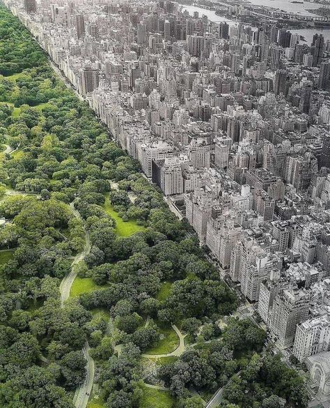 Incredible Images Taken By A Professional Photographer From An Aerial Point Of View » Design You Trust Ulsan, Man Vs Nature, Central Park Manhattan, Luxury Boat, Aerial Images, New York Photos, Nyc Trip, Newsies, Concrete Jungle