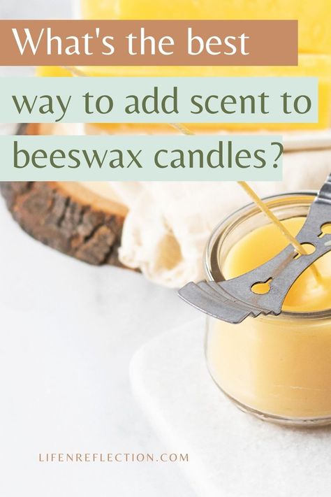 Diy Bees Wax Candles, Make Beeswax Candles, Homemade Candle Recipes, Making Beeswax Candles, Beeswax Diy, Coconut Oil Candle, Homemade Beeswax Candles, Beeswax Recipes, Candle Scents Recipes