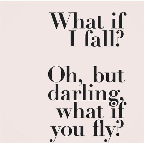 Daglig Motivation, Tenk Positivt, What If I Fall, Summer Vision, Inspirerende Ord, What If You Fly, Vie Motivation, Study Quotes, Motiverende Quotes