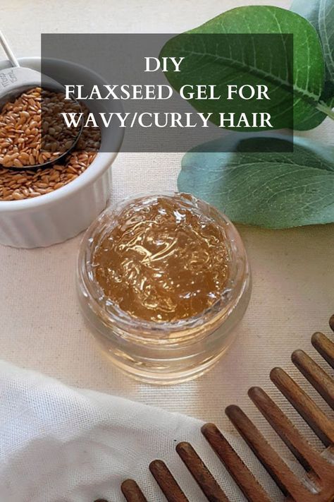 Flaxseed Gel Recipe, Flax Seed Hair Gel, Homemade Hair Gel, Hair Gel Recipe, Diy Hair Gel, Gel Curly Hair, Natural Hair Gel, Hair Mask Recipe, Flaxseed Gel