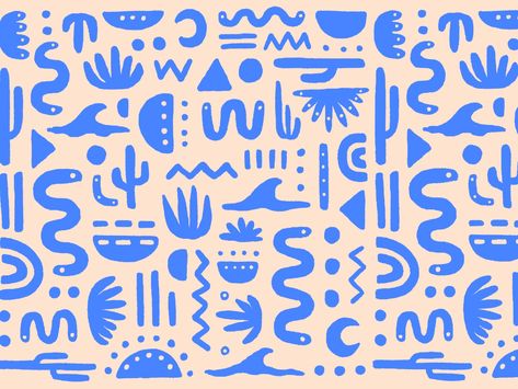 Trendy Shapes Graphic Design, Mexican Inspired Design, Mexico Illustration Graphics, Pattern Design Packaging, Southwest Design Pattern, Surface Design Ceramics, Pattern Branding Design, Western Poster Design, Pattern Design Inspiration Abstract