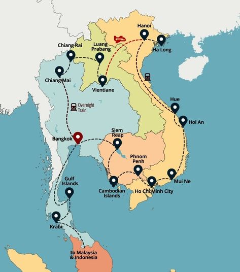 South East Asia Route, Southeast Asia Backpacking Route, Backpacking Asia Route, Banana Pancake Trail Backpacker, Banana Pancake Trail, South East Asia Travel Route, Backpack Southeast Asia, Backpacking South East Asia, Asia Backpacking Route