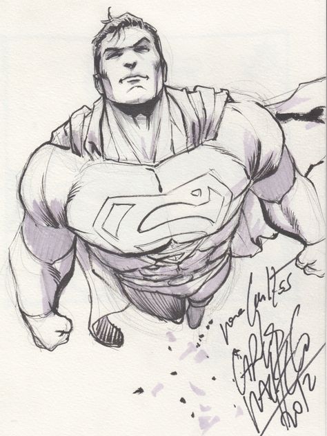 Superman Comic Art Superman Sketch, Superman Art, Superman Comic, Univers Dc, Arte Dc Comics, Superhero Comics, Pop Culture Art, Art Gallery Room, Gallery Room