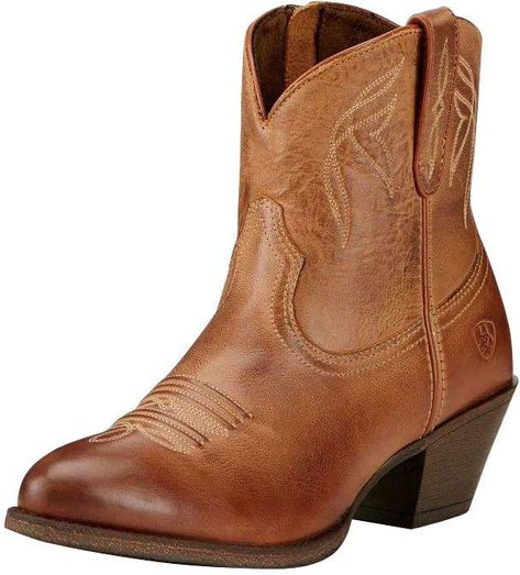 Ariat Cowgirl Boots, Burnt Sugar, Western Ankle Boots, Ariat Boots, Country Boots, Boots For Short Women, Western Boots Women, Western Booties, Cowboy Boots Women