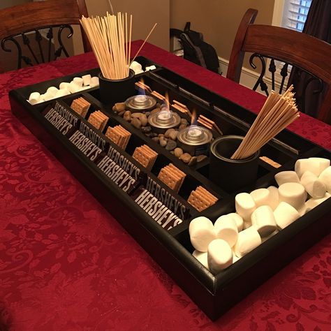 Perfect time for these with all the end of year parties, graduations, weddings!!!!! Order yours today and make your party the talk of the year! Who else will have an INDOOR S'MORES BAR?!?!?!?!? Smores Bar Party, Aesthetic Honey, Blonde Honey, Campfire Party, Smores Bar, Honey Balayage, Bonfire Party, Chirstmas Decor, Light Aesthetic