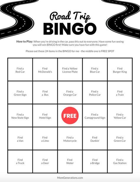 ROAD TRIP BINGO Fun Things To Do On Holiday, Fun Bingo For Kids, Things To Do In Road Trips, Fun Games To Play On A Road Trip, Thing To Do In The Car, Roadtrip Activities Teens, Travel Bingo For Adults, Things To Do When On A Road Trip, What To Do In A Car Ride