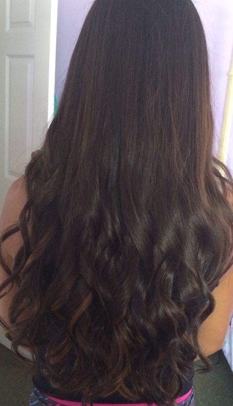 What curled hair but easily. Just strayed your whole head then go in and curl the bottoms and beautiful. Curly End Hairstyles, Hairstyles For Open Hair Curls, End Of Hair Curls, Long Straight Hair With Curls At The End, Straight Then Curly Ends, Curls At Bottom Of Hair, Curling Bottom Of Hair, Curled At The Bottom Hair, Hairstyles Flat Hair