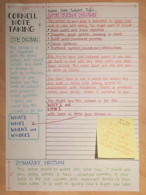 Note Taking Tips for College Students College Organisation, Studie Hacks, Studera Motivation, Note Taking Tips, College Notes, College Organization, School Survival, Piece Of Paper, College Planner