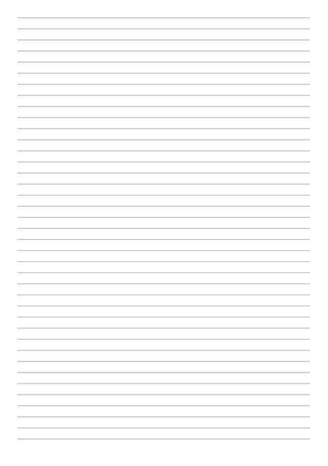 Printable Lined Paper Template with 5 mm line height. Choose page size and download for free. Line height: 5 mm Line weight: 0.2 mm Line color: gray No vertical margin  #linedpapertemplate #writing #linedpaper #plannerobsessed #Printable Writing Page Template, Goodnotes Lined Paper, Goodnotes Lined Paper Template, Lined Letter Paper Printable, A5 Lined Paper Printable Free, Lined Paper Template Free Printable, Free Printable Stationery Paper No Lines, Printable Lined Paper Aesthetic, Paper Lines Free Printable