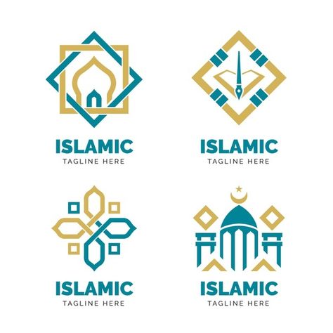Logos, Islamic Logo Modern, Islamic Logo Design, Islam Logo, Logo Voyage, Charity Logo Design, Islamic Logo, Conference Logo, Museum Logo