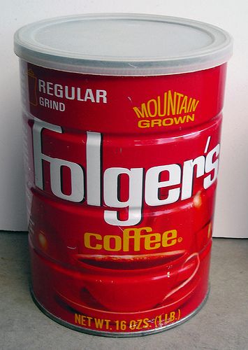 Life In The 70s, Procter And Gamble, Vintage Childhood, Coffee Jar, Folgers Coffee, Retro Kitchenware, Television Advertising, Snoopy Funny, Coffee Jars