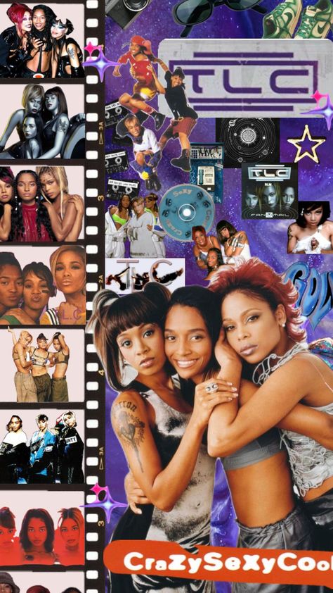 #myfirstshuffle#tlc #hiphopgirl #music 2000s Rnb Aesthetic, Tlc Aesthetic, 2000s Collage, Tlc Band, Rnb Aesthetic, R&b Aesthetic, Decades Party, Pretty Wallpaper Ipad, 2000s Party