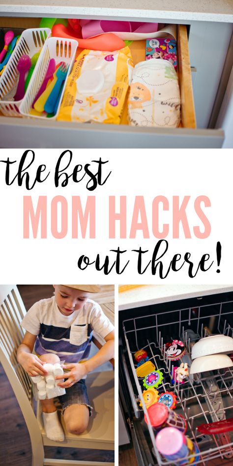 If you're a stay at home or working mom, then this post about mom hacks for newborn baby or toddlers is for you! Whether you need mom hacks for saving money, organization, school, or cleaning, check out these 35 ideas that you'll actually want to use! #momlife #momhacks #newborn #toddler #momtobe #toddleractivities #toddlerfun #parentinghacks Toddler Hacks, Mommy Hacks, Mom Life Hacks, Organisation Hacks, Kid Hacks, Baby Sleep Problems, Baby Tips, Mom Tips, Kids Discover