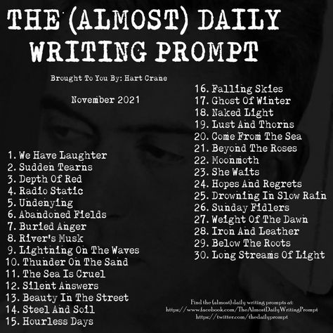 Almost Daily Writing Prompts, Lyric Writing, Poem Writing Prompts, Writing Songs Inspiration, Writing Prompts Poetry, Daily Prompts, Title Ideas, Poetry Prompts, Poetry Ideas