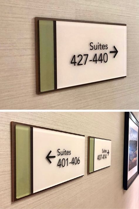 Suite Signs Office Room Signage, Room Signage Design, Hotel Signage Design, Interior Signage Design, Hospital Signage, Environmental Graphics Signage, Ada Signage, Room Signage, Hotel Signage
