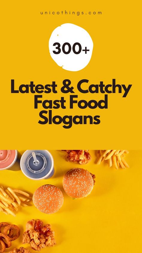 Indulge your taste buds with these catchy fast food slogans and experience the delicious world of fast food. #fastfoodslogans #deliciouseats #foodiecravings Fast Food Slogans, Cool Slogans, Catchy Phrases, Catchy Slogans, Taste Buds, The List, Best Foods, You Choose, Fast Food