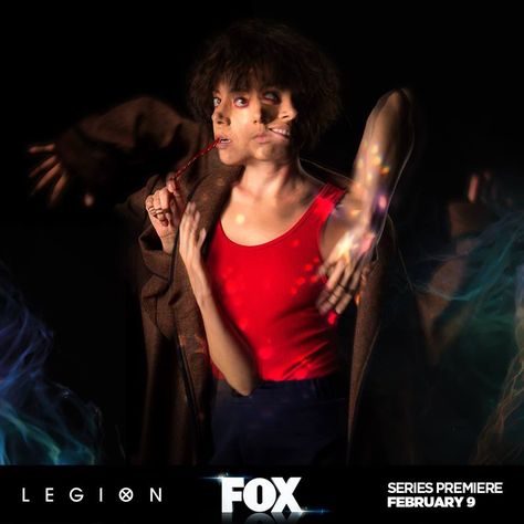Aubrey Plaza as Lenny Busker in Legion TV series 2017 Fox, Lenny Busker, Legion Fx, David Haller, Story Of David, Aubrey Plaza, Young Man, Tv Series, Tv