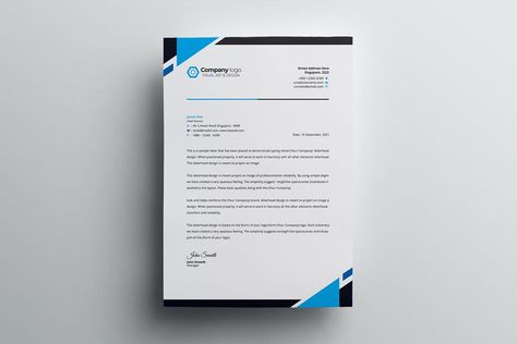 Letterhead - Design Template Place Quantum Physics Quotes, Physics Quotes, Free Letterhead Templates, Home Gate Design, Strong Typography, Business Resume, Durga Images, Letterhead Template, Letterhead Design