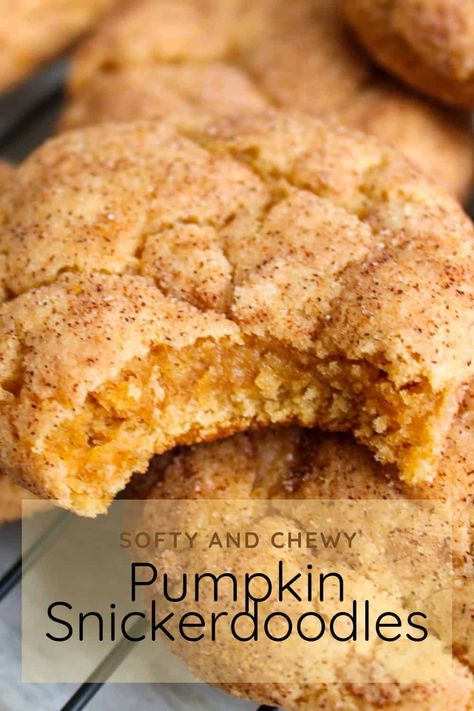 Infused Cookies, Snickerdoodles Recipe, Pumpkin Snickerdoodles, Recipe For Fall, Friendsgiving Food, Snickerdoodle Cookie, Snickerdoodle Recipe, Best Cookie Recipe, Cinnamon Chips