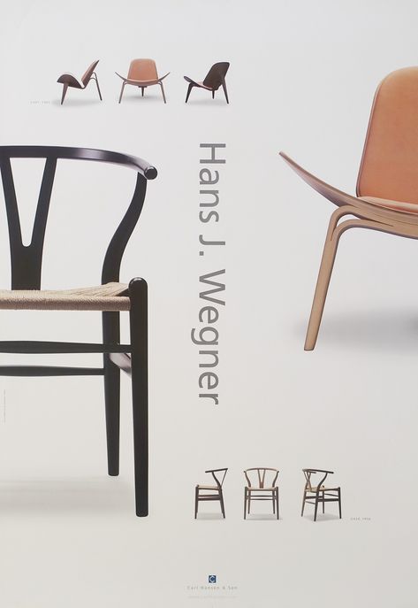 Hans Wegner Chair, Danish Chair Design, Chair Poster, Wegner Wishbone Chair, Danish Design Chair, Wegner Chair, Danish Chair, Iconic Chairs, Poster Display