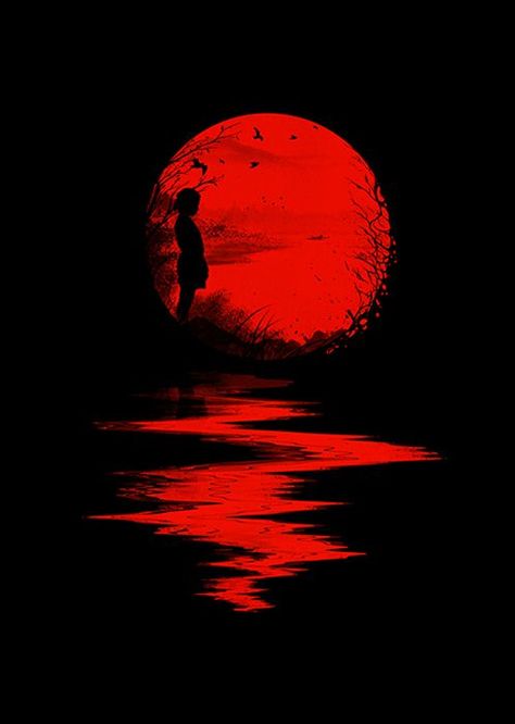 🌙🌙 What would happen if we danced together under a gorgeous Blood Moon...and weren't afraid to do it? Hmmm...let's do it, and SEE! 🌙🌙 90s Blonde, Red Photos, Red Shirts, Foto Langka, Moon Images, 흑백 그림, Red Moon, Arte Obscura, Blood Moon