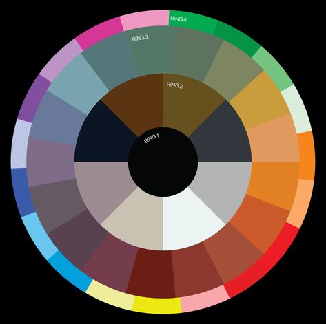 The Color Wheel – Tibi Official Tibi Colour Wheel, Color Wheel Clothes, Tibi Color Wheel, Tibi Styling, Grey Matching Colors Outfit, Complimentary Color Wheel, Tibi Amy Smilovic, Color Palette Circle, Fashion Color Wheel