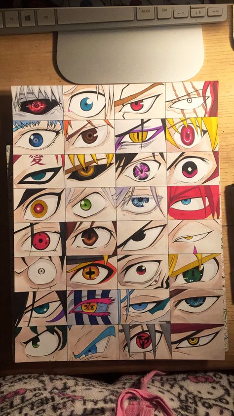 Naruto Characters Eyes Drawing, Naruto Sasuke Drawing, Anime Art Projects, Naruto Characters Sketch, Drawings Of Naruto, Anime Eyes Painting, Anime Sketch Colored, Naruto Eyes Drawing, Naruto Drawings Color