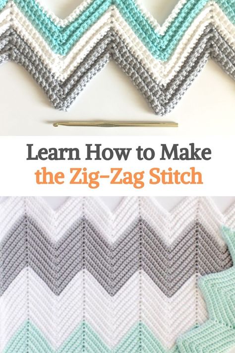 How To Knit Zigzag Pattern, Free Zig Zag Crochet Pattern, How To Crochet Zig Zag Pattern, Chevron Zig Zag Crochet Pattern, Crochet Blanket Patterns Zig Zag, Zigzag Crochet Pattern Free, Crochet Zig Zag Scarf Pattern Free, Crochet Chevron Pattern Free, Zig Zag Blanket Crochet Pattern