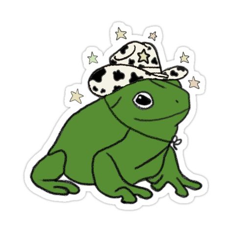 Stickers Frog, Frog Stickers, Frog Sticker, Frog Drawing, Illustration Simple, 밈 유머, Frog Art, A Frog, Arte Inspo