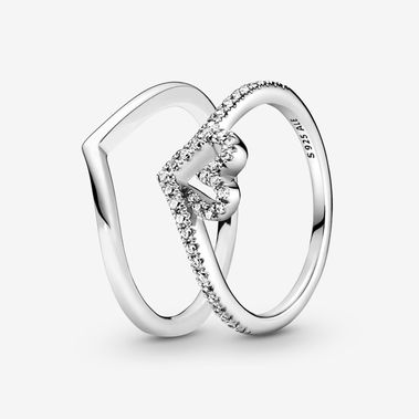 Cute Promise Rings, Pandora Rings Silver, Pandora Jewelry Charms, Moon And Star Ring, Ring Shank, Stacking Ring Set, Pandora Rings, Jewelry Lookbook, Pandora Bracelet Charms