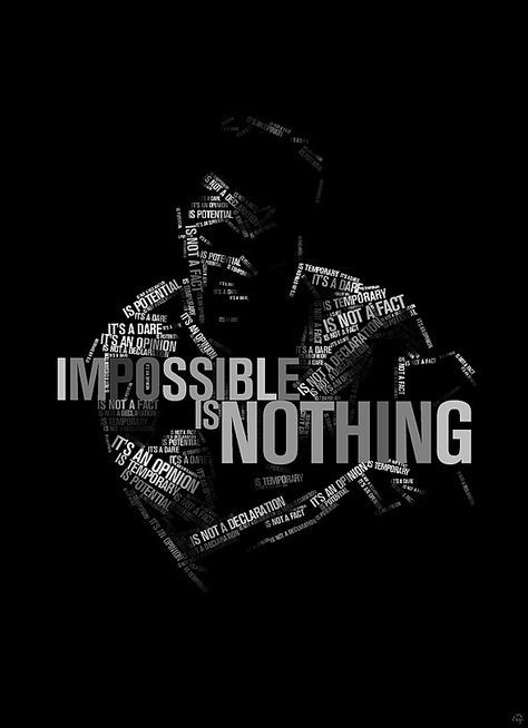 Muhammad Ali 'Impossible is nothing' Muhammad Ali Wallpaper, Muhammad Ali Art, Gym Motivation Wallpaper, Muhammad Ali Boxing, Muhammad Ali Quotes, محمد علي, Gym Wallpaper, Mohamed Ali, Muhammed Ali