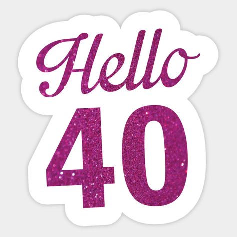 Hello 40 Birthday, Number Topper, Selfie Props, Hello 40, 50th Birthday Wishes, 40th Birthday Cake Topper, 47th Birthday, Silhouette Cake Topper, Birthday Props