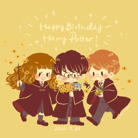 Harry Potter, Hogwarts, Harry Potter Happy Birthday, Happy Birthday Harry Potter, Cumpleaños Harry Potter, Birthday Icon, Harry Potter Drawings, Harry Potter Birthday, South Park