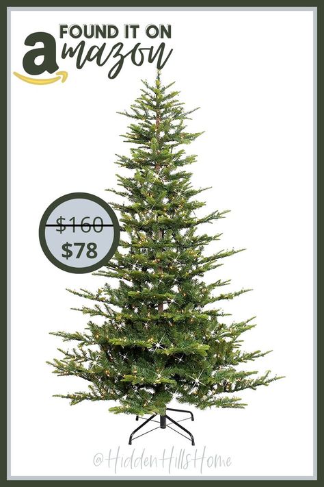 Pre-Lit Aspen Fir Artificial Christmas Tree from Amazon is 50% off making it $78! Natal, Fir Tree Christmas, Farm Trees Ideas, Alpine Balsam Fir Christmas Tree, Puleo International Christmas Tree, What Size Christmas Tree Do I Need, Small Living Room With Christmas Tree, Christmas Tree In Planter Ideas, Best Artificial Christmas Trees 2023