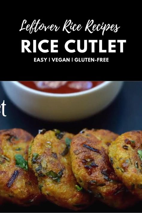 Vegetable Rice Cutlet from Left Over rice|Rice Tikki Aloo Tikki Recipe Hebbars Kitchen, Cooking Ideas Indian, Best Snacks Recipes, Rice Cutlet Recipe, New Cooking Recipes, New Recipe Ideas, New Snacks Recipes, Easy Vegetarian Snack Recipes, Veg Cooking Recipes
