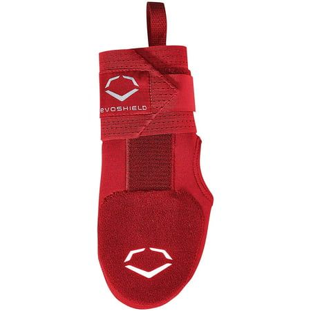 Don't get sidelined swiping bags this year. The all-new EvoShield Sliding Mitt is designed to protect you on the basepaths as you rack up those stolen bases. Featuring protective plates on the top and Size: One Size.  Color: Red. Santiago, Baseball Sliding, Baseball Drip, Softball Stuff, Baseball Bag, Baseball Gloves, Batting Gloves, Puff Paint, Baseball Gear