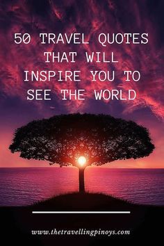 50 Quotes About Wanderlust That Will Inspire You To Travel | Best Travel Quotes | Quotes About Travel | Wanderlust Quotes | Inspirational Quotes #inspiration #travelquotes #travel #travelinspiration Quotes About Wanderlust, Travel Wanderlust Quotes, Travel Affirmations, Quotes About Travel, 50 Quotes, Now Quotes, Travel Motivation, Wanderlust Quotes, Vacation Quotes