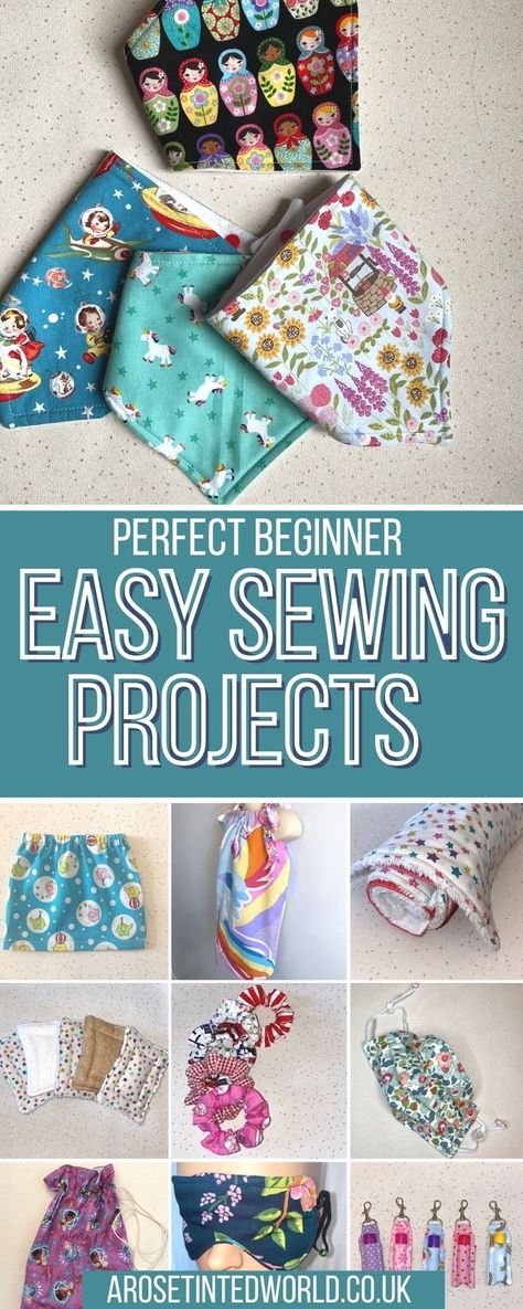 Sewing Projects 1 Yard Or Less, Simple Fabric Projects, Easy Sew Crafts To Sell, Last Minute Sewing Gifts, Sewing Crafts For Adults, 1 Hour Sewing Projects Simple, Learn To Sew Patterns, Sewing Projects Fat Quarter, Things To Sew With Cotton Fabric