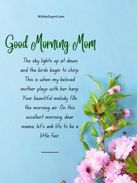 Heartwarming Good Morning Messages for Mom Good Morning For Mom, Good Morning Mom From Daughter, Good Morning Mom, Good Morning Poems, Mum Poems, Prayer Message, Message For Mother, How To Have A Good Morning, My Favourite Teacher