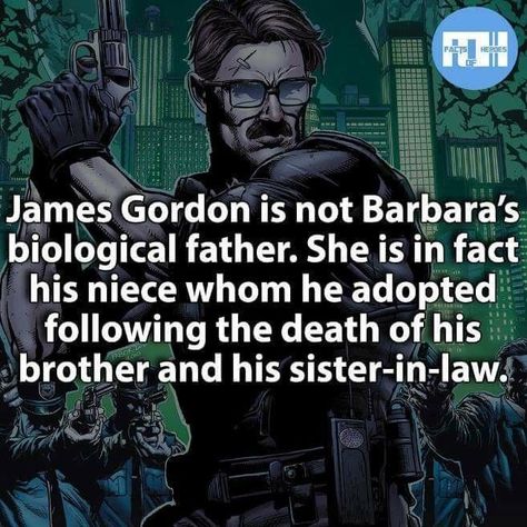 #jimgordon #dc #batman Batman Facts, Dc Facts, Dc Comics Facts, Comic Facts, Joker Arkham, Deadpool Spiderman, Dc Batgirl, Superhero Facts, Marvel Facts